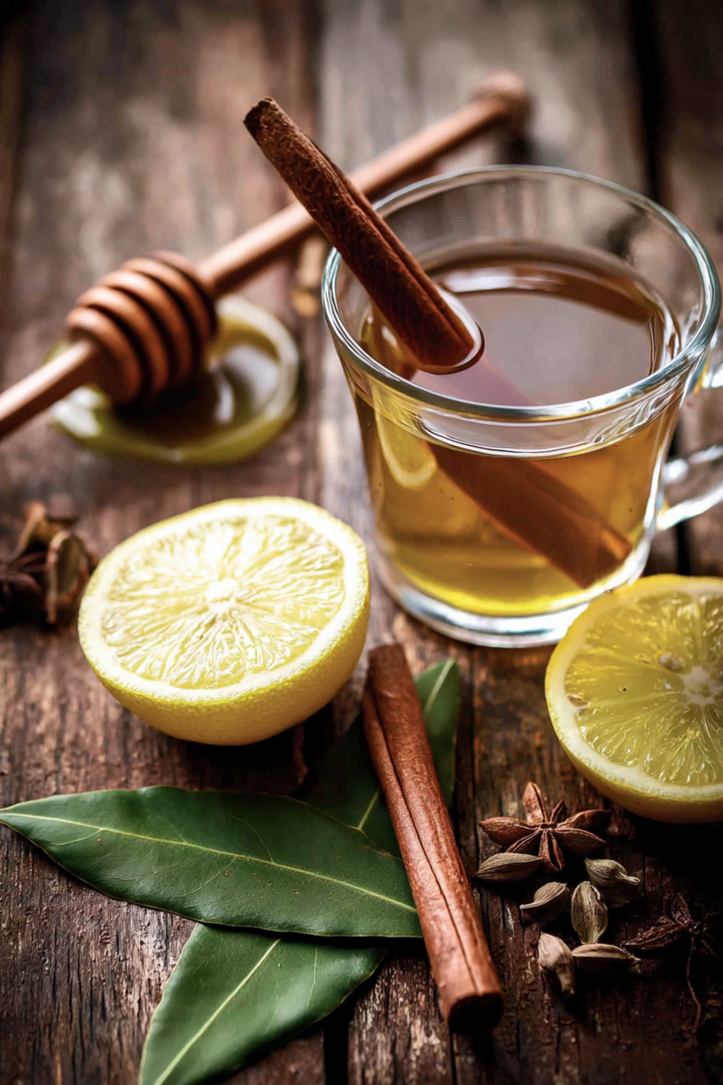 tisane laurier cannelle anis citron