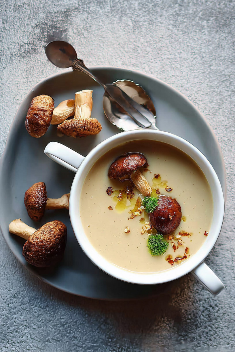 velouté cèpe châtaigne