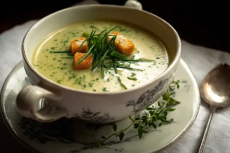 Velouté de cresson à l'ail