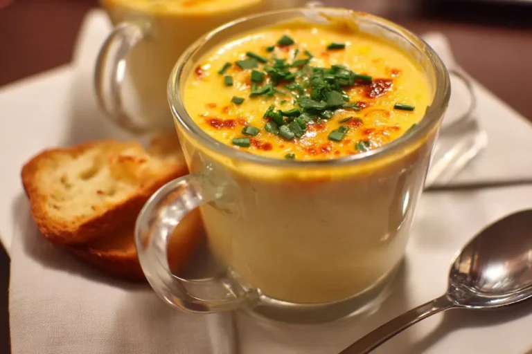 velouté potiron fromage ail fines