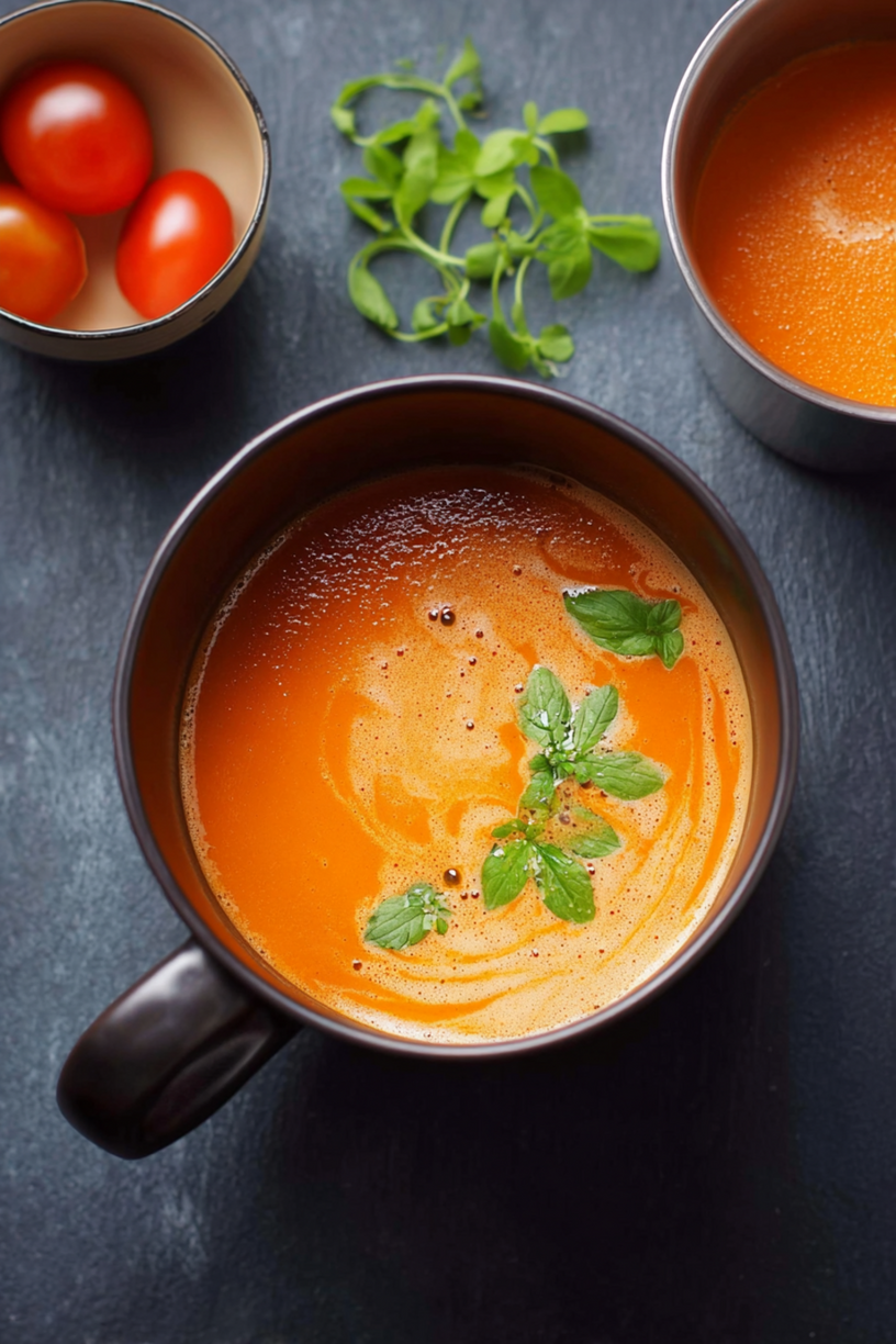 velouté tomates crème