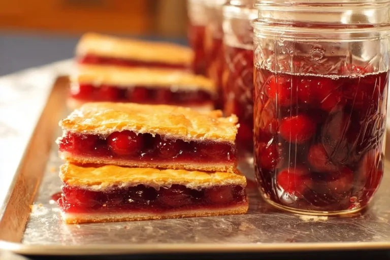 gâteau basque confiture cerises